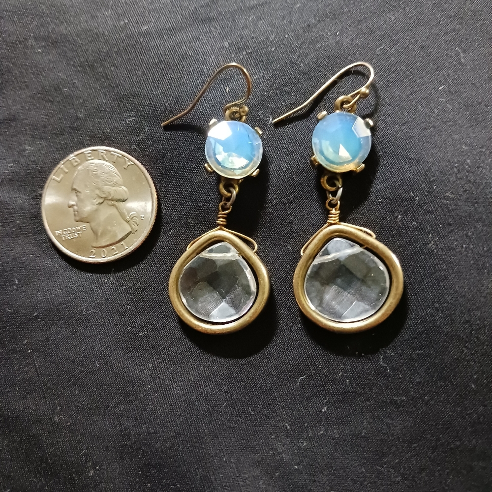 Blue and clear Drops